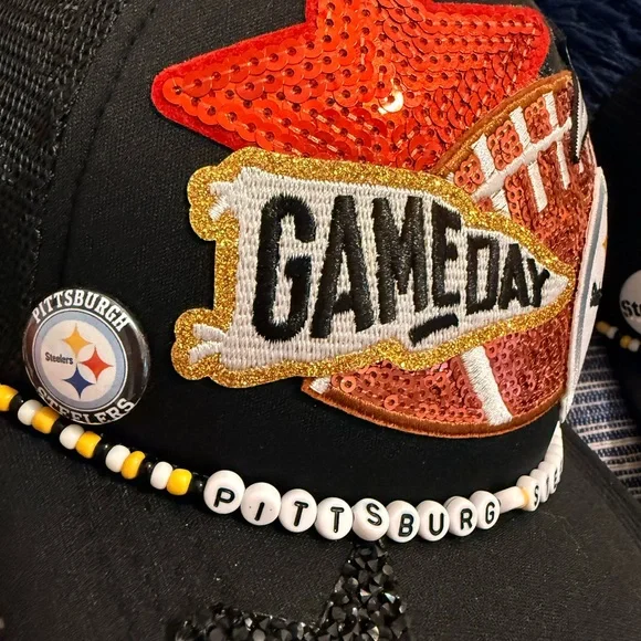 NFL Pittsburgh Steelers playoff game day ready trucker hat NWOT - Picture 4 of 9